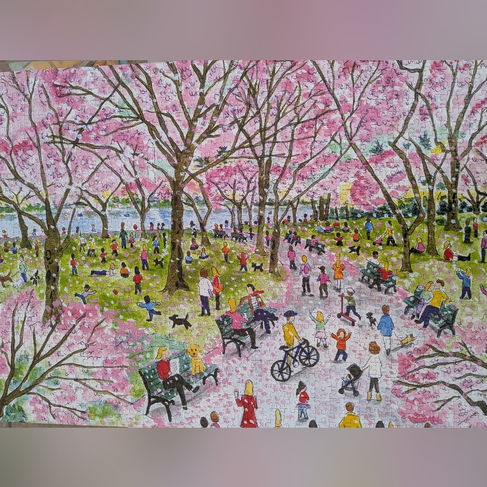 Cherry Blossom 1000 Piece Puzzle - Michael Storrings - Galison